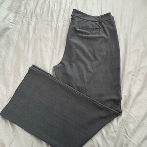 New York & Company Plaid Gray Dress Pants Slacks
